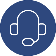 Contact Icon - Support BLUE Contact Icon - Support BLUE