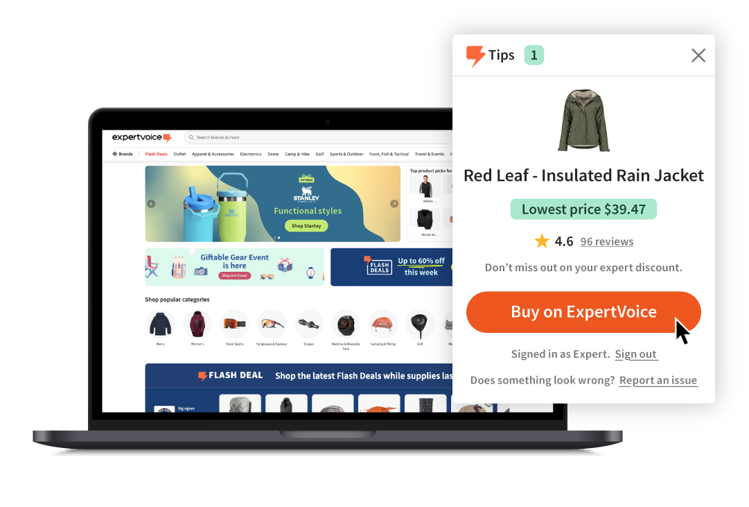 DealAlert_LandingPage_one_click